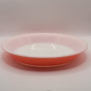Vintage Pyrex Flamingo Pink Round Pie Plate 8.5" Baking Dish #209 Ovenware Dish